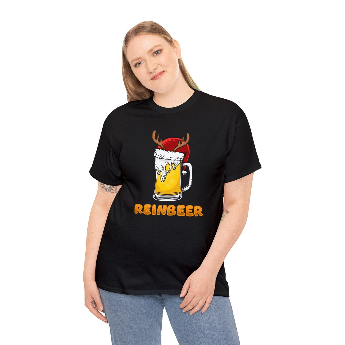 Reinbeer Unisex Black Tee