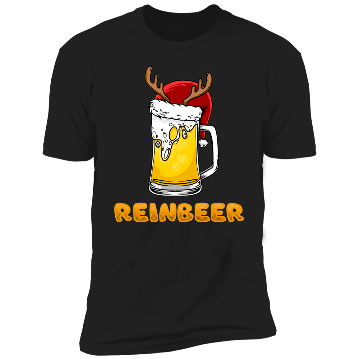 Reinbeer Unisex Black Tee