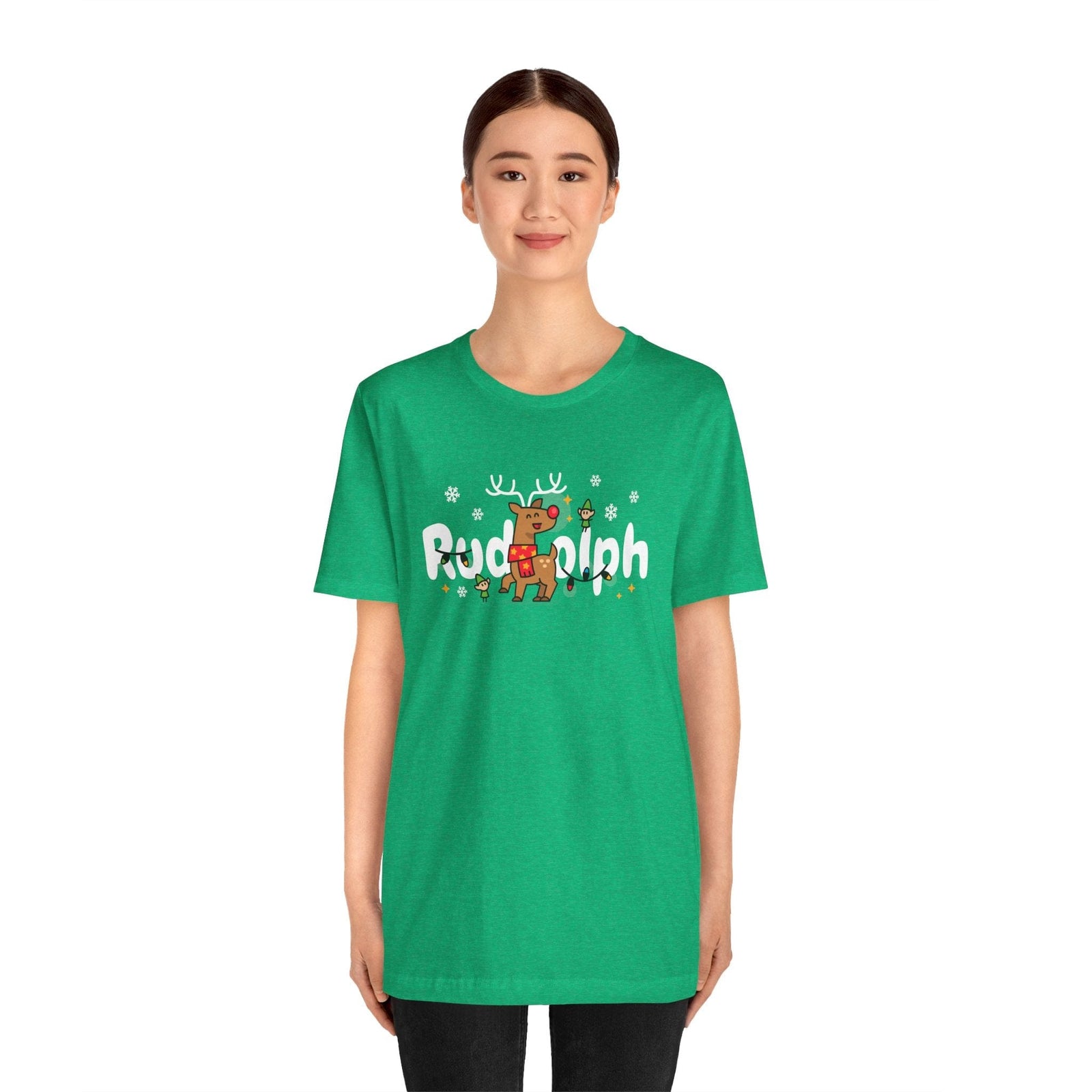 Rudolph Unisex Deluxe Tee.