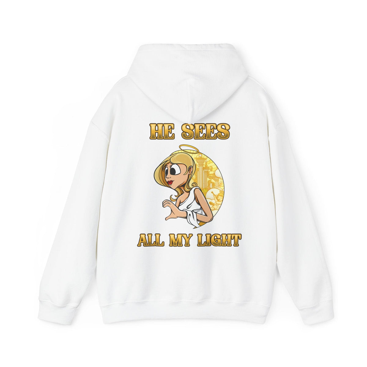 She Accepted all of my dark & He Sees all of my light Couples Hoodies