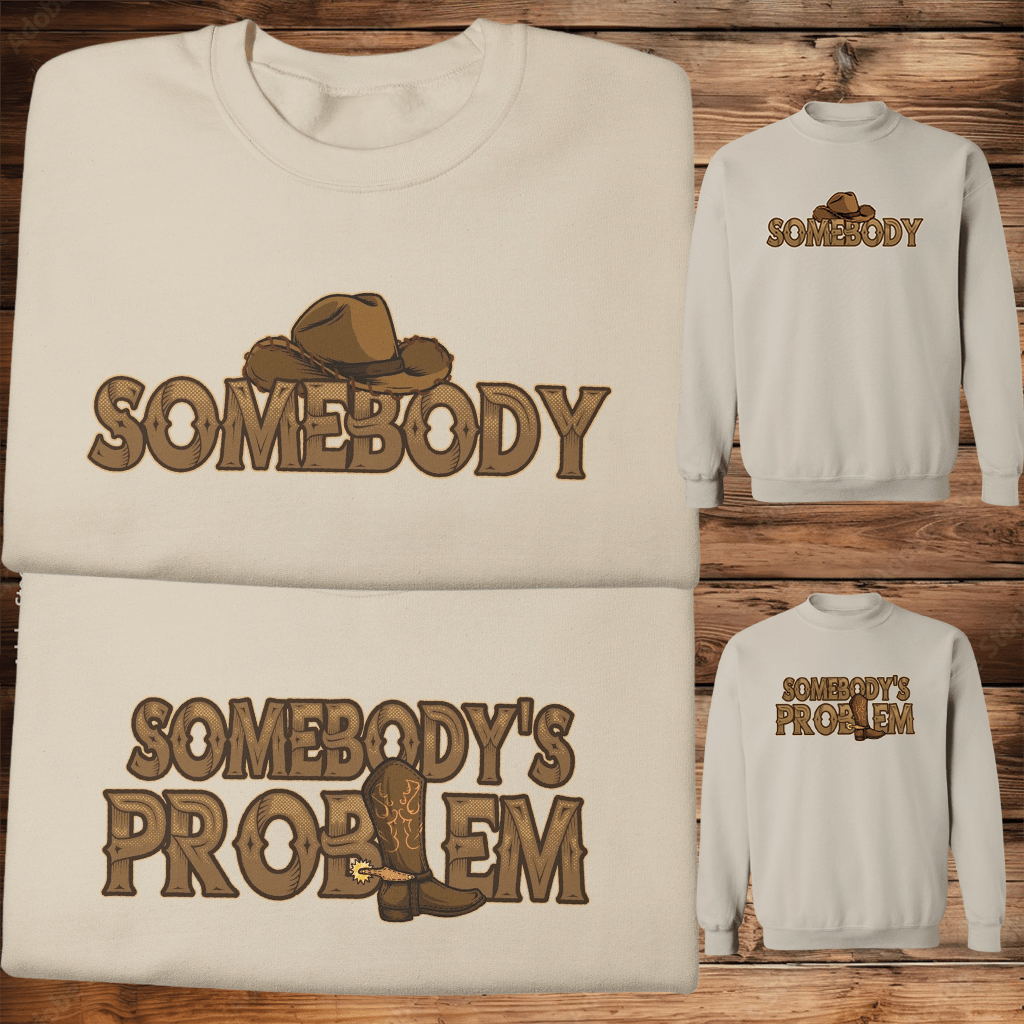 Somebody & Somebody's Problem Crew Sweatshirts