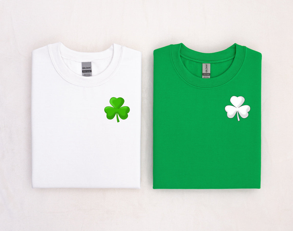 St. Patrick’s Day Shamrock Sweatshirt Set—Perfect for Two!