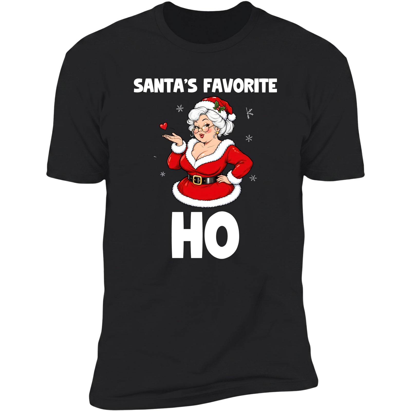 Santa's Favorite Ho Black