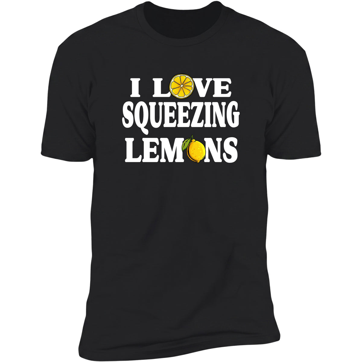 I Love Squeezing Lemons Black