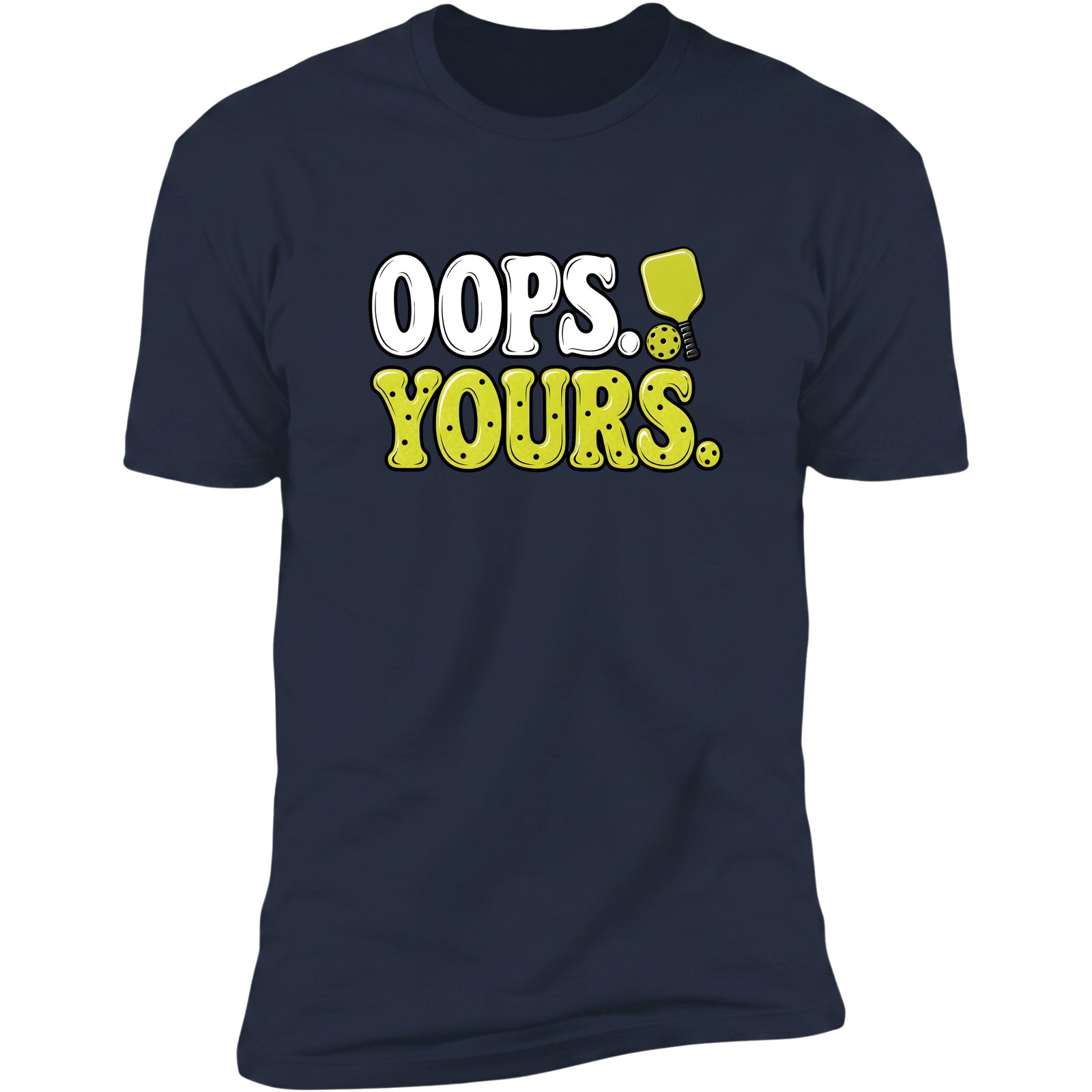 Oops. Yours. Navy
