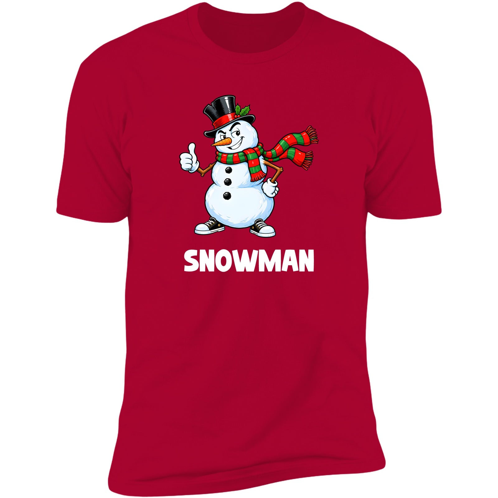 Snowman Red