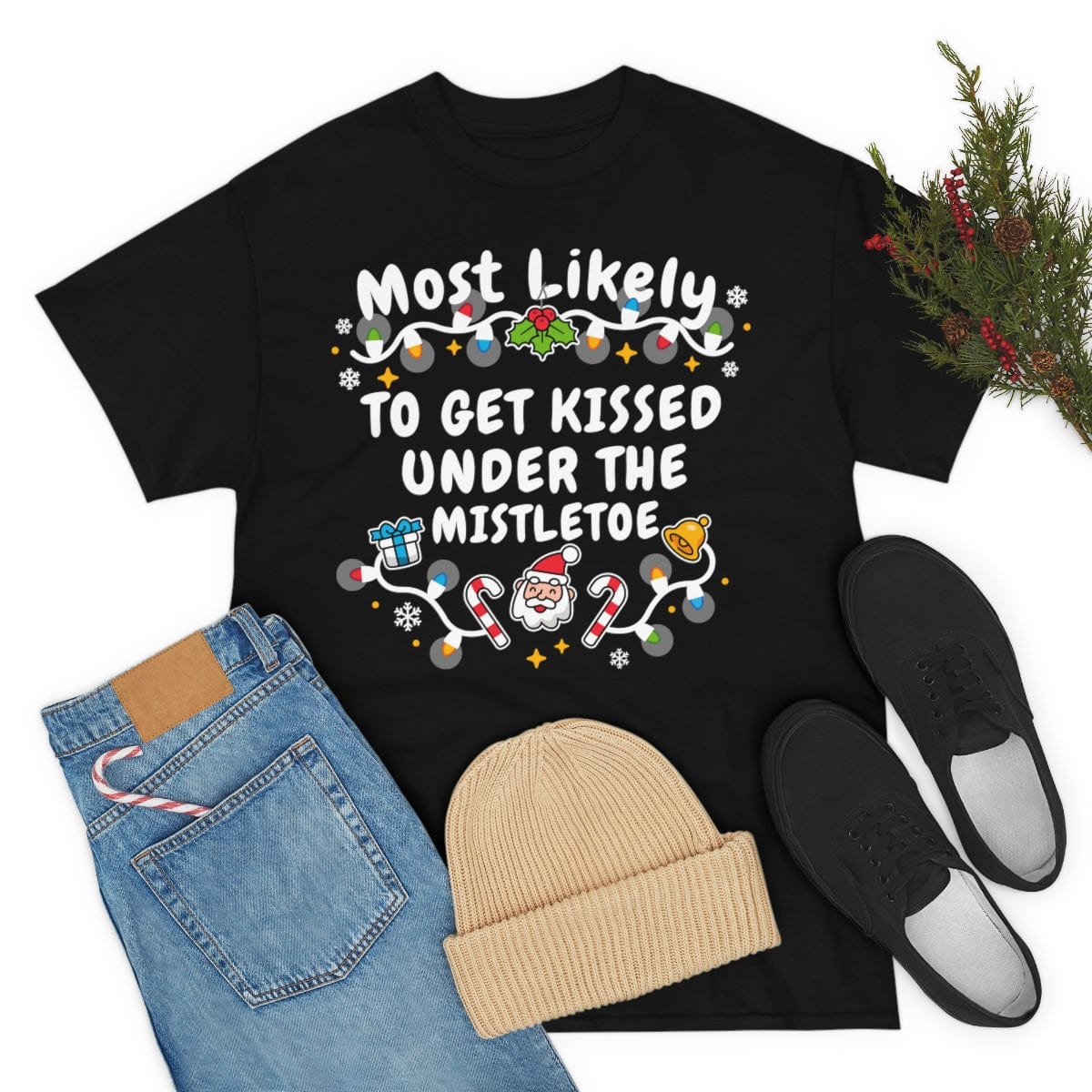 TO GET KISSED UNDER THE MISTLETOE