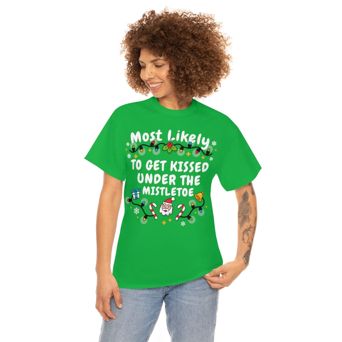 TO GET KISSED UNDER THE MISTLETOE