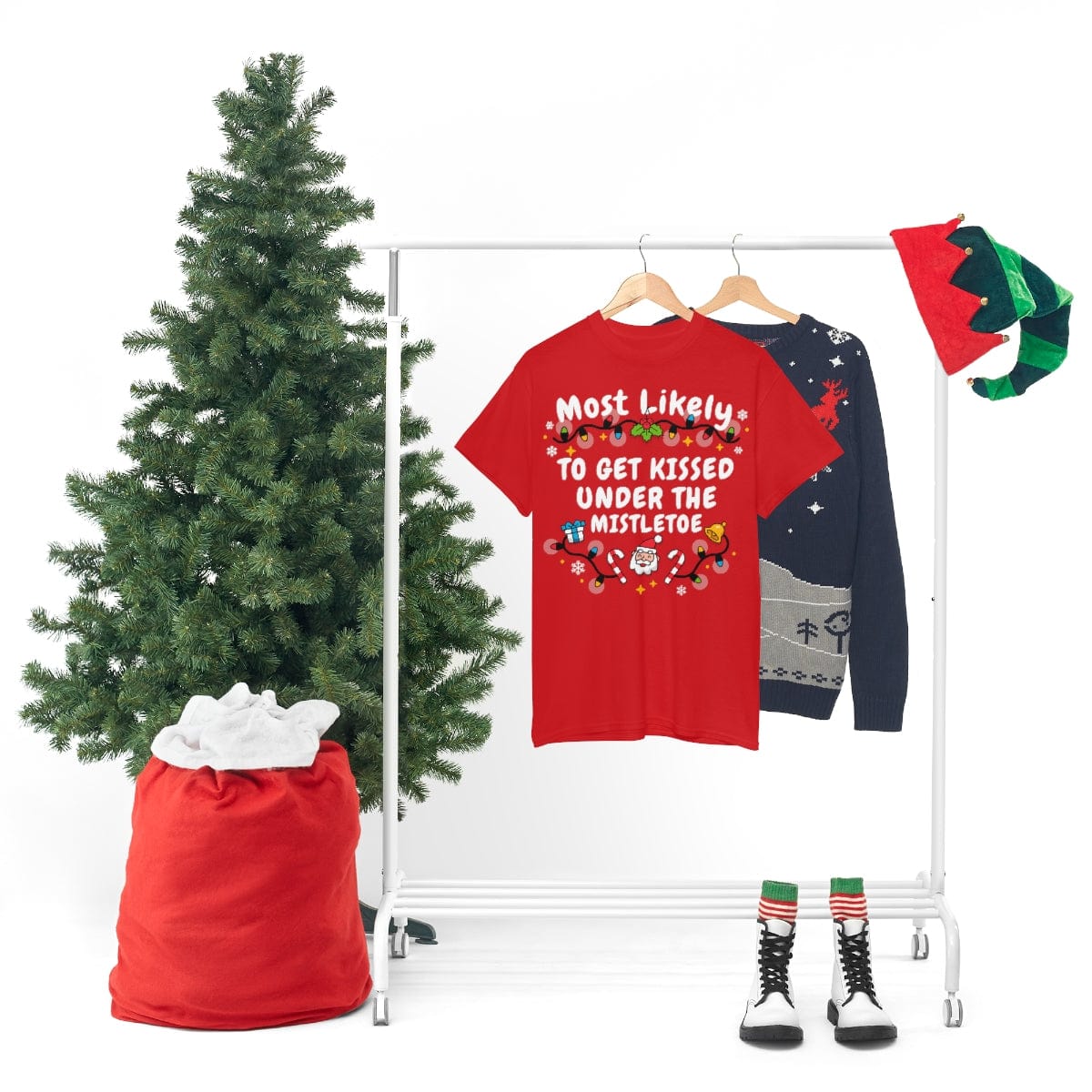 TO GET KISSED UNDER THE MISTLETOE