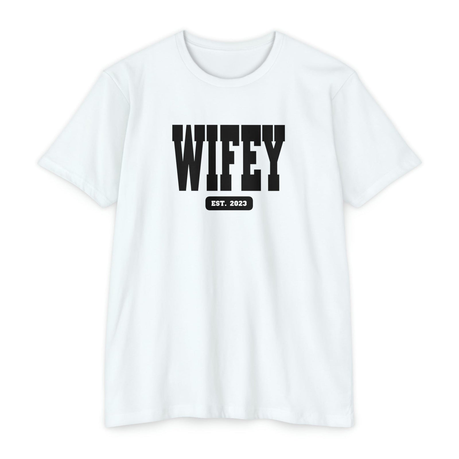 Wifey & Hubby EST. 2023 Deluxe Tees