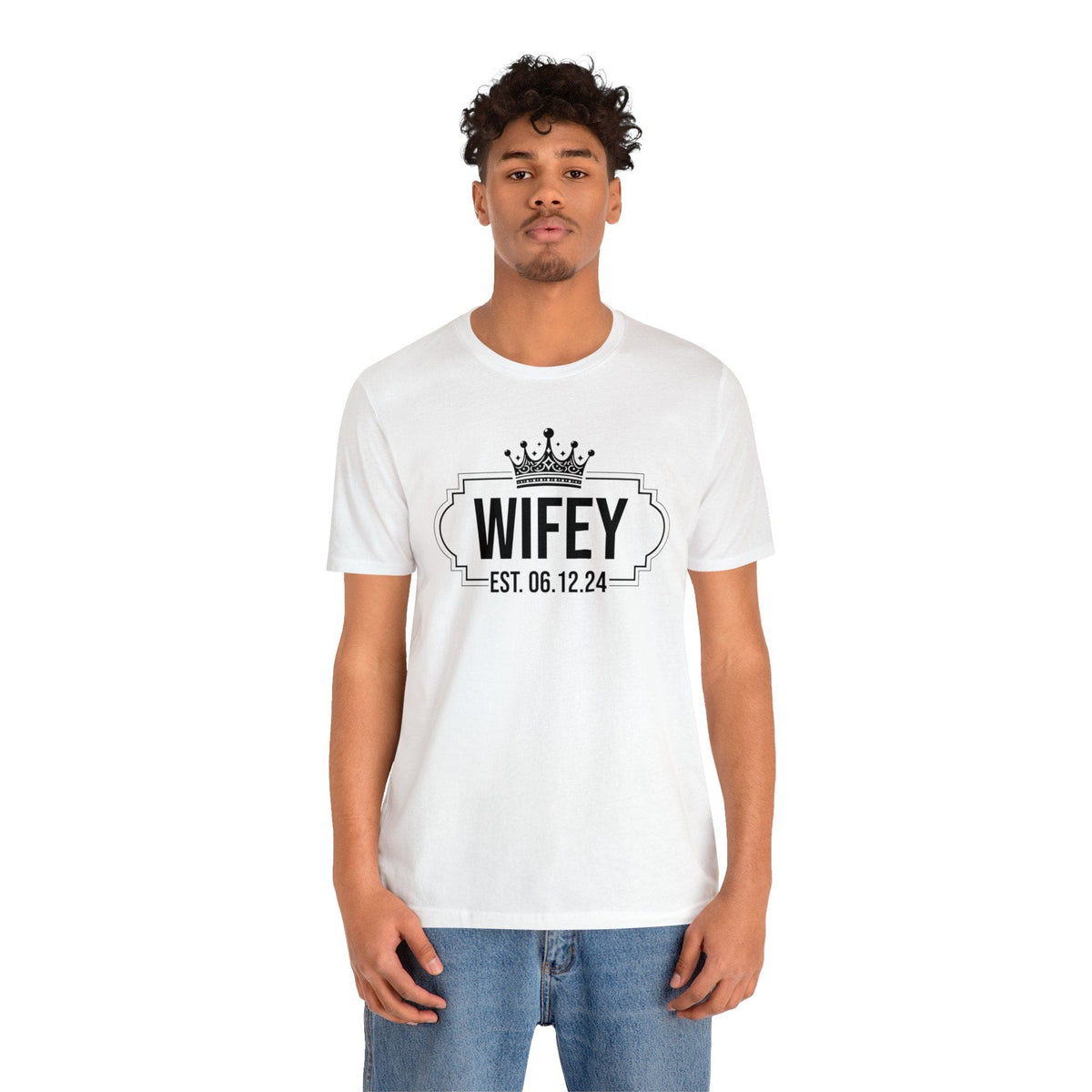 Wifey & Hubby Personalized T-Shirts - Add Your Special Date