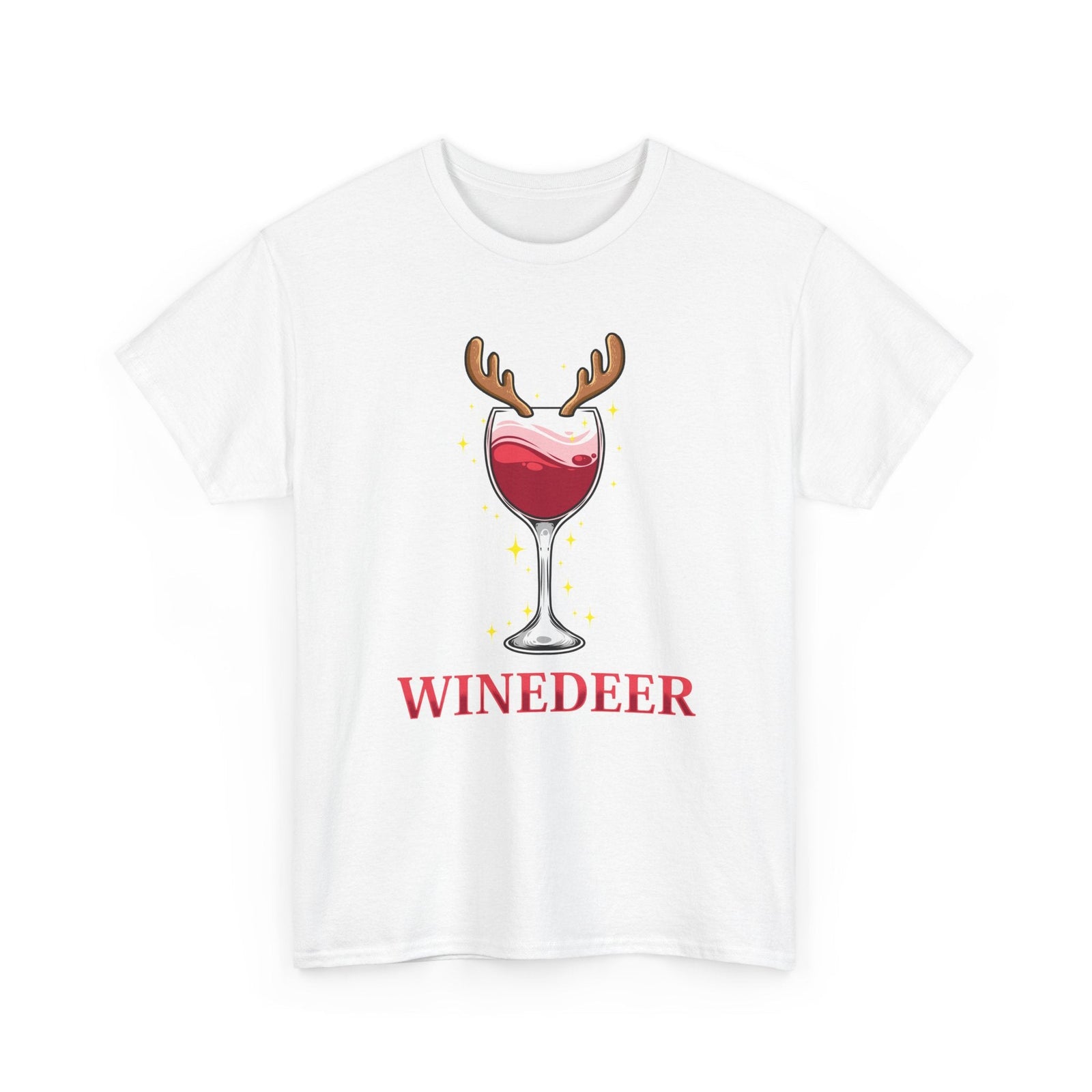 Wine Deer Black Unisex Tee (Unisex)