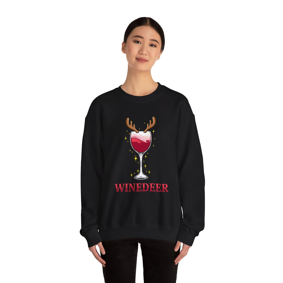 WineDeer | Black Sweatshirt