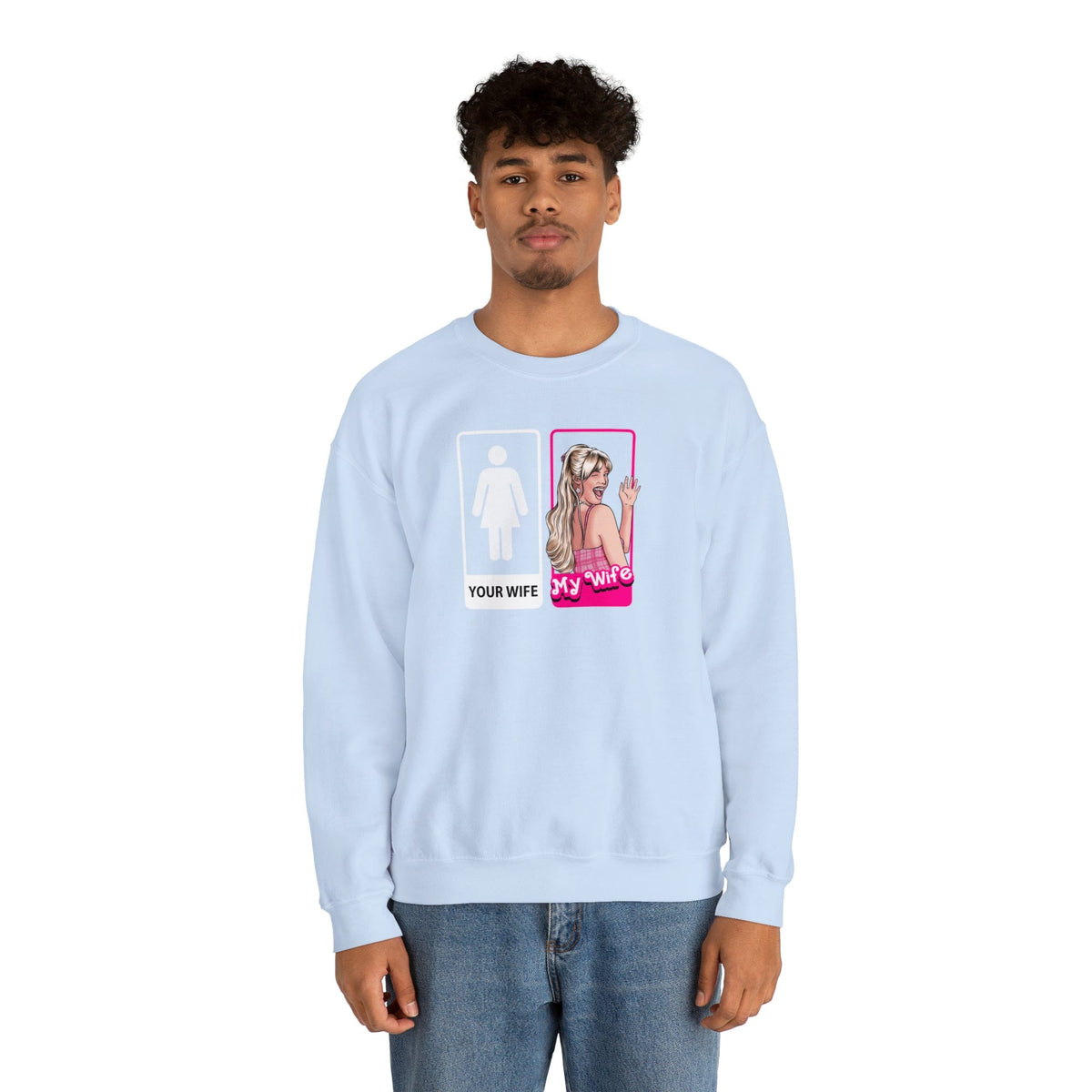 Your Wife | My Wife Unisex Heavy Blend™ Crewneck Sweatshirt